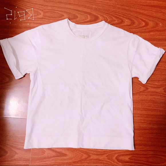 rag&bone White T-shirt - Picture 1 of 5